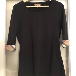 Burberry 3/4 length tee-shirt